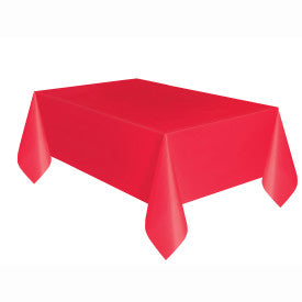 Rouge unis, nappe de table rectangulaire, 54 x 84 pouces