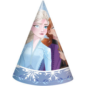 Frozen 2, chapeaux de fête, 8 unités