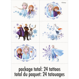 Frozen 2, tatouages, 24 unités