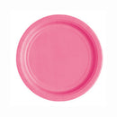 Rose foncé, assiettes dessert rond, 20 pcs