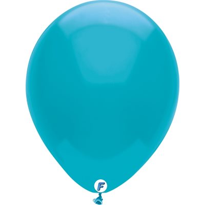 ballons latex, turquoise, 12 pouces, 50 pcs