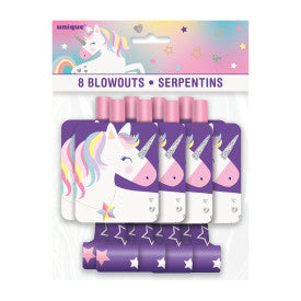 Licorne, serpentins, 8 pcs