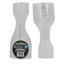 Verre de champagne en plastique,  4 oz,  6 pcs