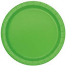 Vert pâle, assiettes repas rond,16 pcs