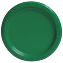 Vert foncé, assiettes repas rond, 20 pcs