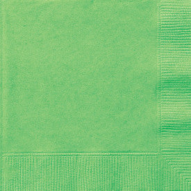 Vert pâle, serviettes dessert, 50 pcs