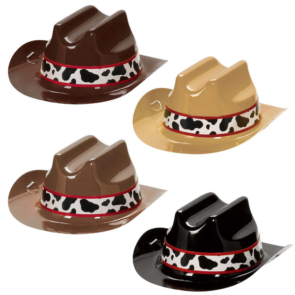 Western, mini chapeaux de cowboy, 8 pcs